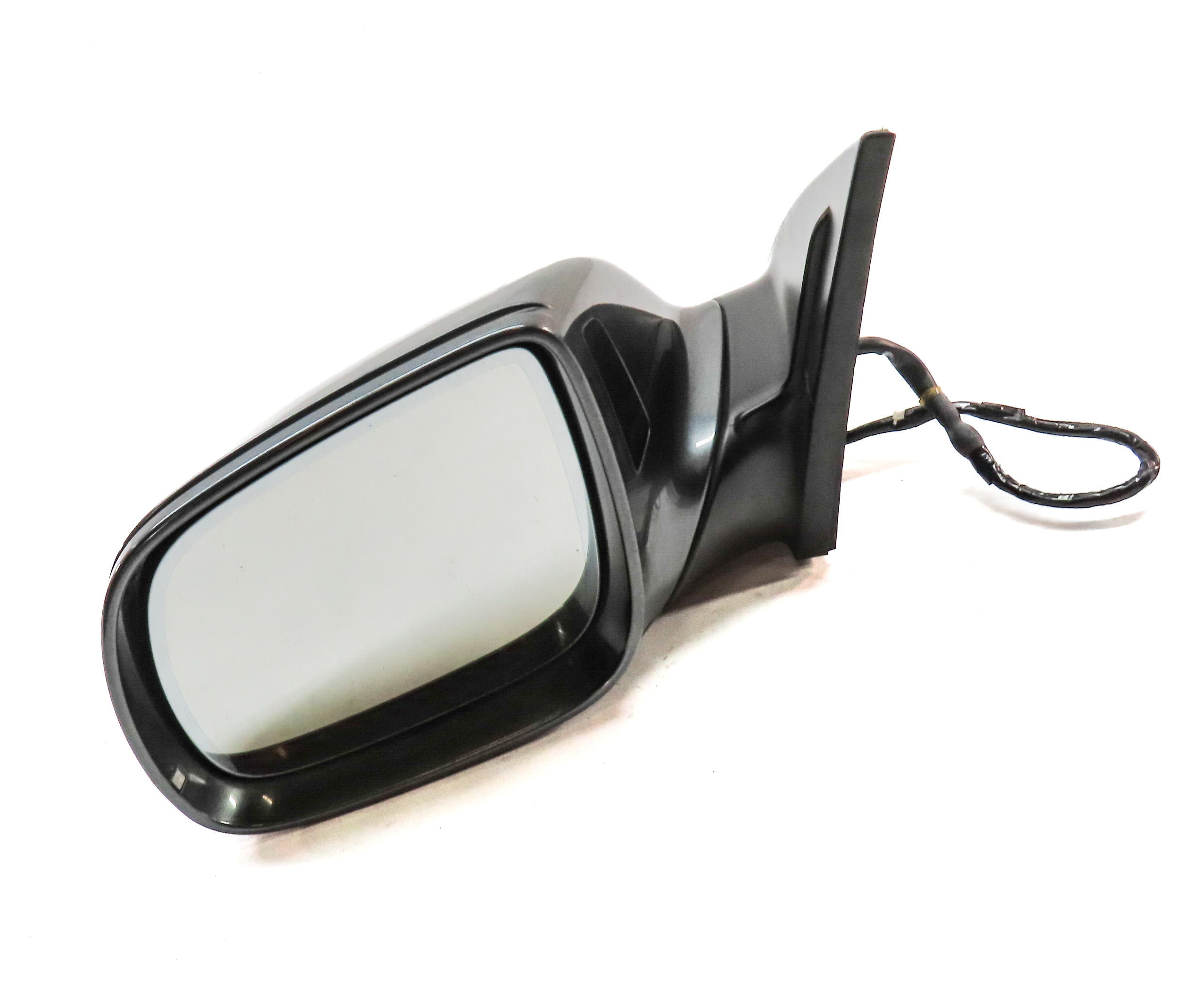 2013-2015 AUDI Q7 (4L) LEFT DRIVER P-FOLD BLIND SPOT DOOR MIRROR (Gray) — exact item pictured